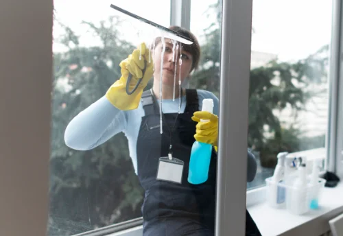 Nettoyage de vitres intérieures et extérieures à Nervieux